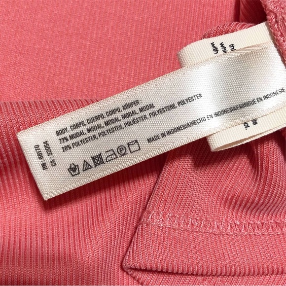 Anthropologie Ribbed Knit Bubble Hem Wrap Blouse - Picture 11 of 14